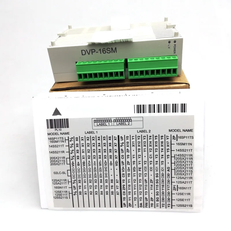 

Original Delta DVP16SM11N DVP16SN11T SS Series 16 Point Expansion Module