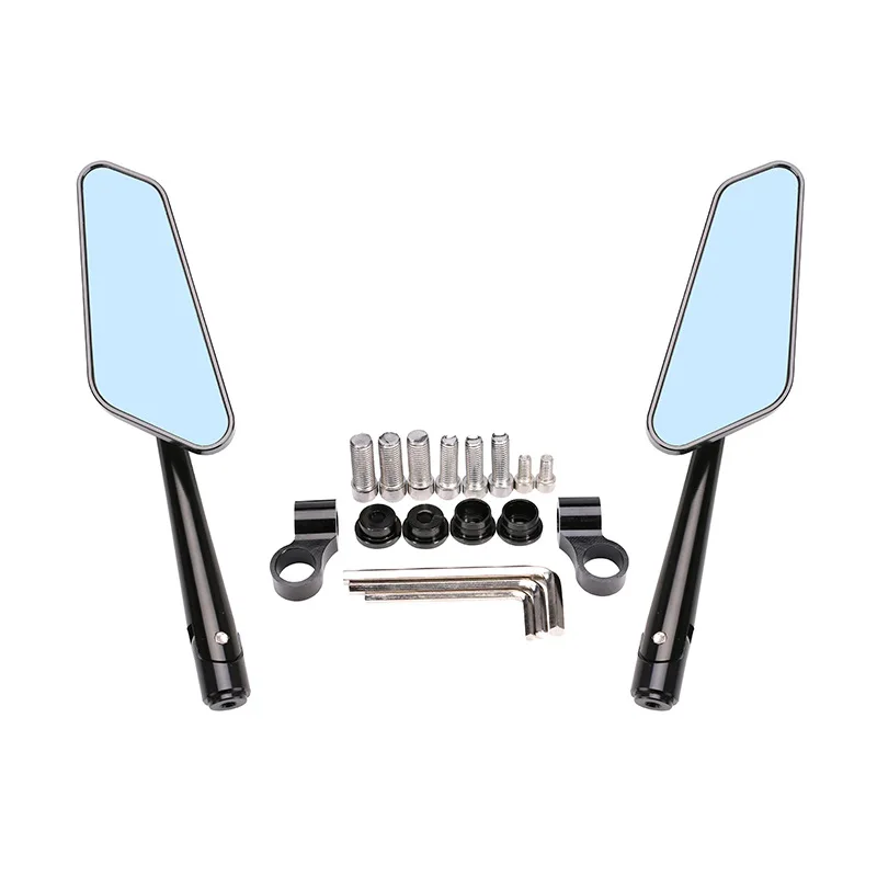 

Off-road Motorcycle Rearview Mirror Aluminium Alloy CNC Glass Mirror Applicable Honda R1 R3 R6 GSXR600 750