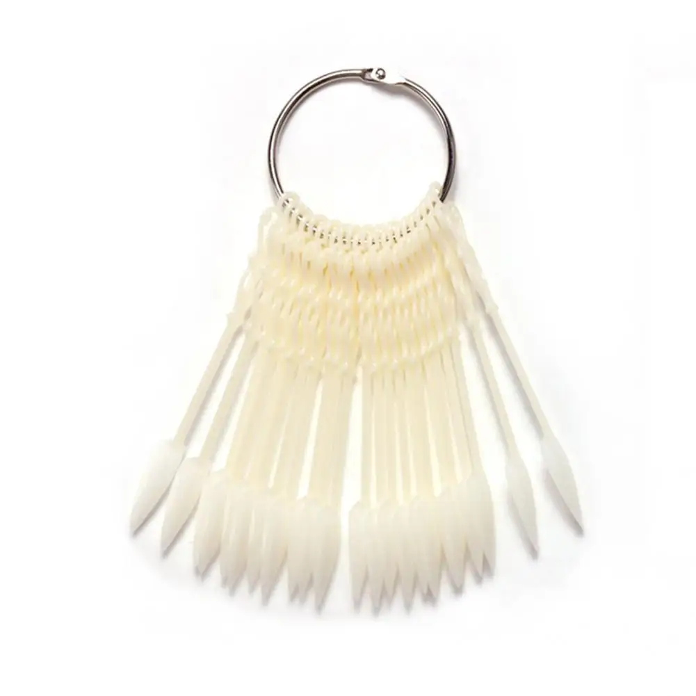 

Quick Building Lightweight Nail Art Polish Gel Tip Practice Display Fan for Beauty