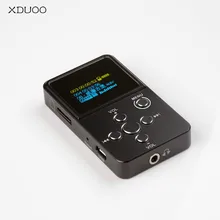 XDuoo X2 Bluetooth музыкальный плеер HiFi мини музыкальный плеер цифровой аудио плеер DAP поддерживает MP3