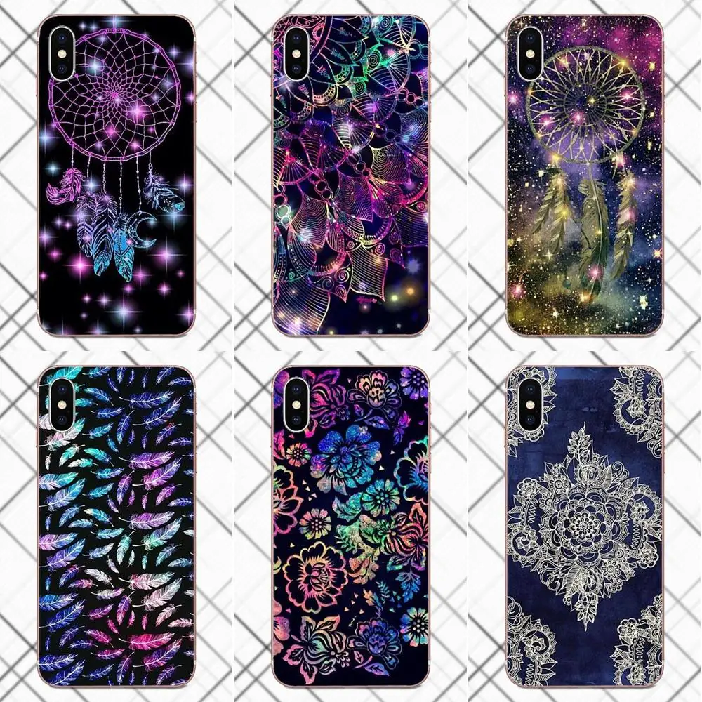 Soft TPU Cell Phone Watercolor Dreamcatcher Mandala For Xiaomi Mi6 Mi 6 A1 Max Mix 2 5X 6X Redmi Note 5 5A 4X 4A A4 4 3 Plus Pro | Мобильные