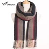 [VIANOSI] 2022 Luxury Design Men Scarf Foulard Plaid Scarves Poncho Casual Winter Scarfs Male Bufandas Hombre ► Photo 2/6