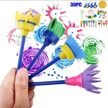 

Educational Toys Kids Painting Sponge Seal Art Graffiti Painting Tools Sponge Printing Set Early Educational Toy Gifts