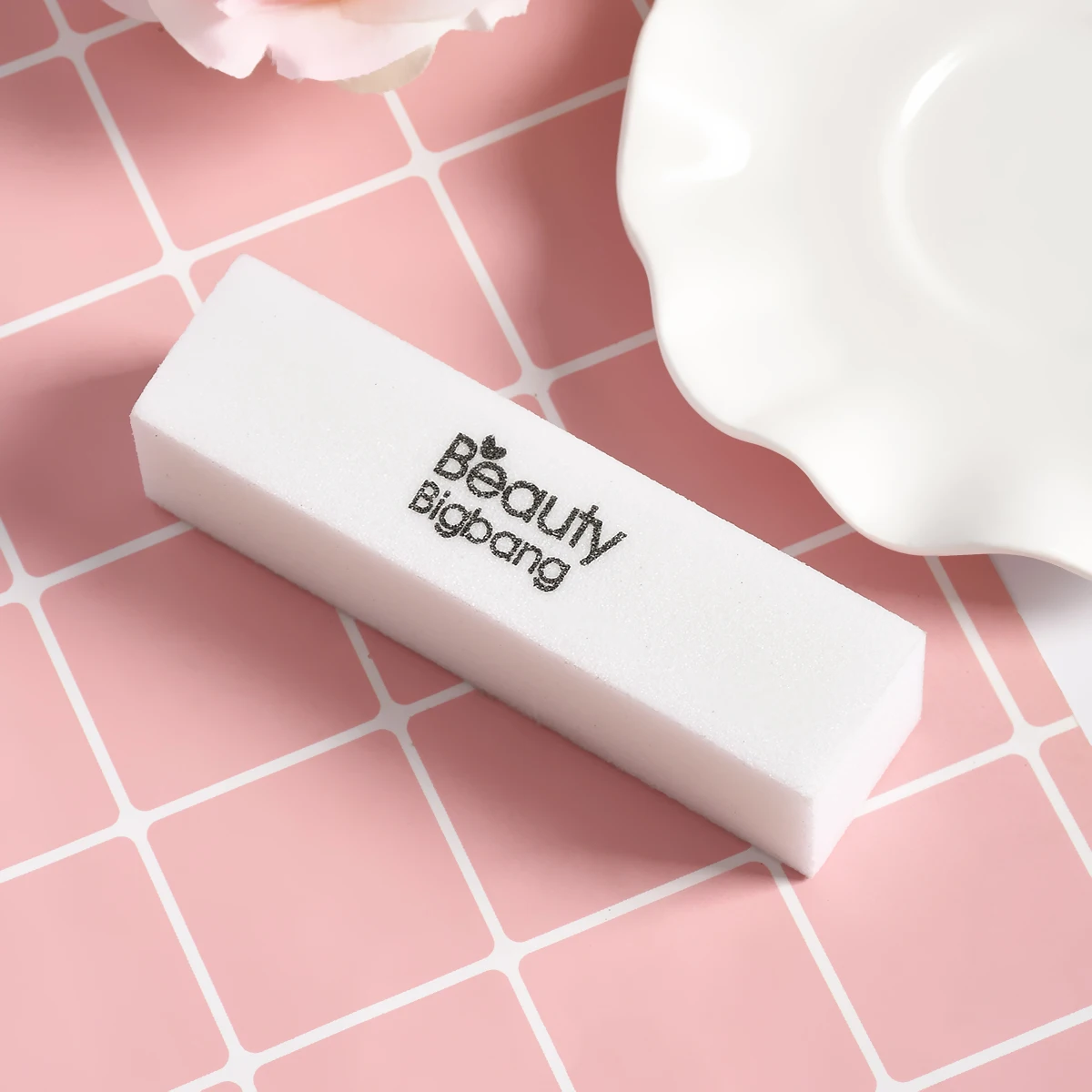 BeautyBigBang 3 шт. шлифовальная губка пилка для ногтей буферный блок для УФ-гель для ногтей DIY Дизайн ногтей маникюр белый пилка для ногтей
