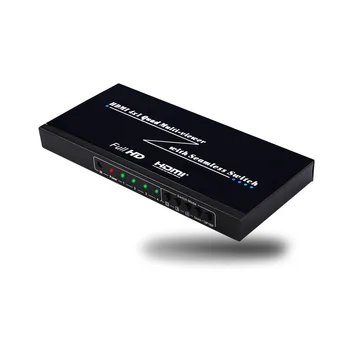 

Seamless 4K 2.5K Office Computer Accessory Display 4 In 1 Out Multi-Viewer Switcher Picture Splitter 1080P DNF KVM Switches HDMI