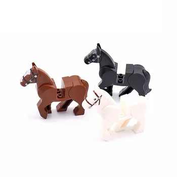 

Moc world war horse figures military building block parts brickmania ww2 diy bricks toys for boys gifts