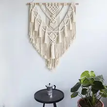 Hand-woven Nordic Bohemian Macrame Wall Hanging Tapestry Hand-Wovening Tassel Home Wall Decor Large Tapestry
