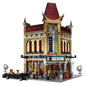 

15006 30006 Ideas Series The Palace Cinema Model Building Blocks Set Lepining 10232 Classic House Architecture Toys