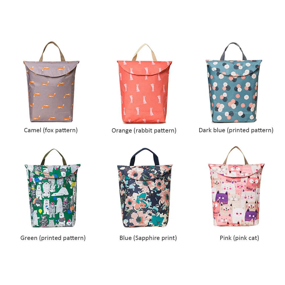 

Diaper storage bag Baby diaper bag handbag diaper bag maternal and child storage bag reusable waterproof oxford storage bag Hasp