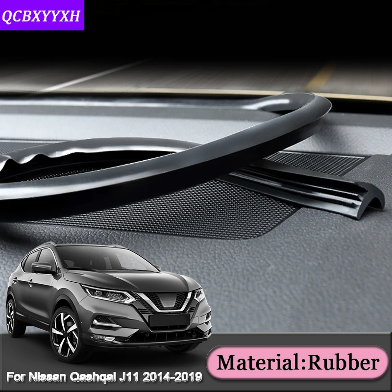 Для Nissan Qashqai J11- космического аппарата изгой Спорт 17-19 автомобиля анти-звуконепроницаемые не пропускающие шума Пылезащитная крышка приборной панели автомобиля лобового стекла автомобиля уплотнительные ленты