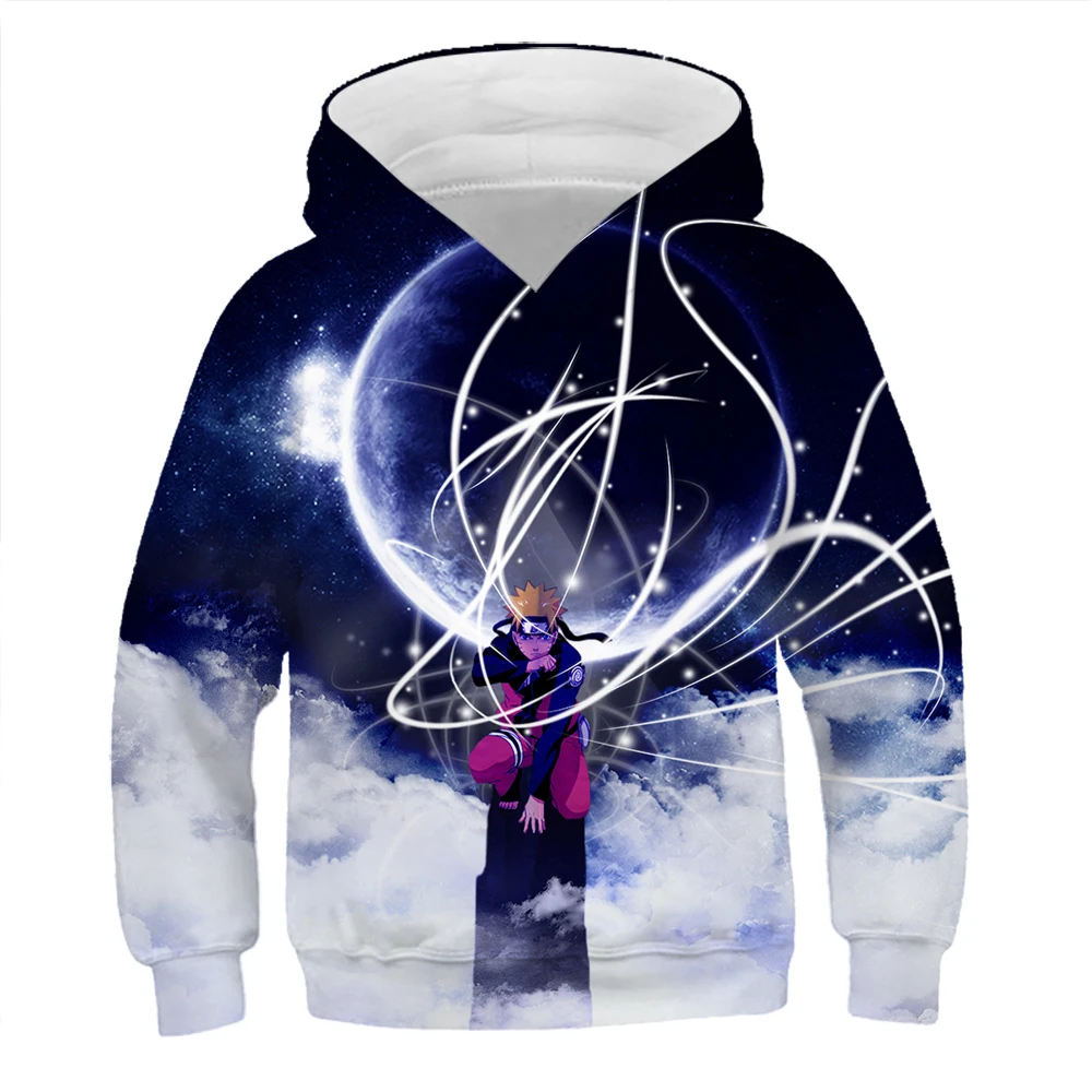 Sudadera con capucha de Naruto para niños, ropa de Anime japonés, 3D ...