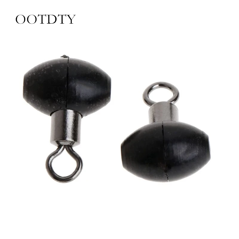 

10 Pcs/Set Fishing Swivel Night Luminous Tackle Anti Coil Tackles Accessories Zip Slider Beads Rotating Capture