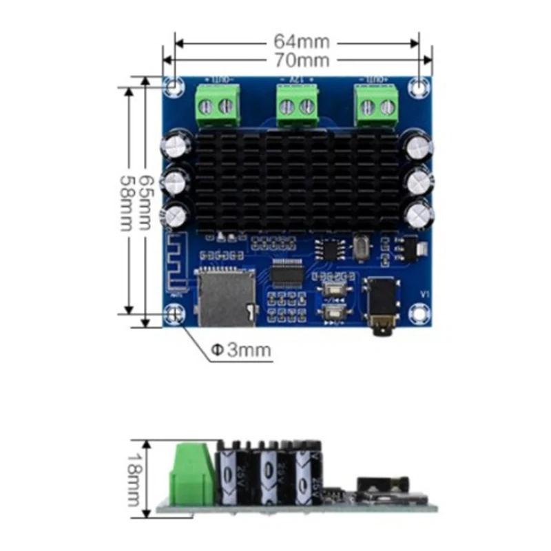 XH M164 NE5532 Stereo Pre Amp Preamplifier Tone Board o 4 Channels Amplifier Module 4CH CH Control Circuit Telephone