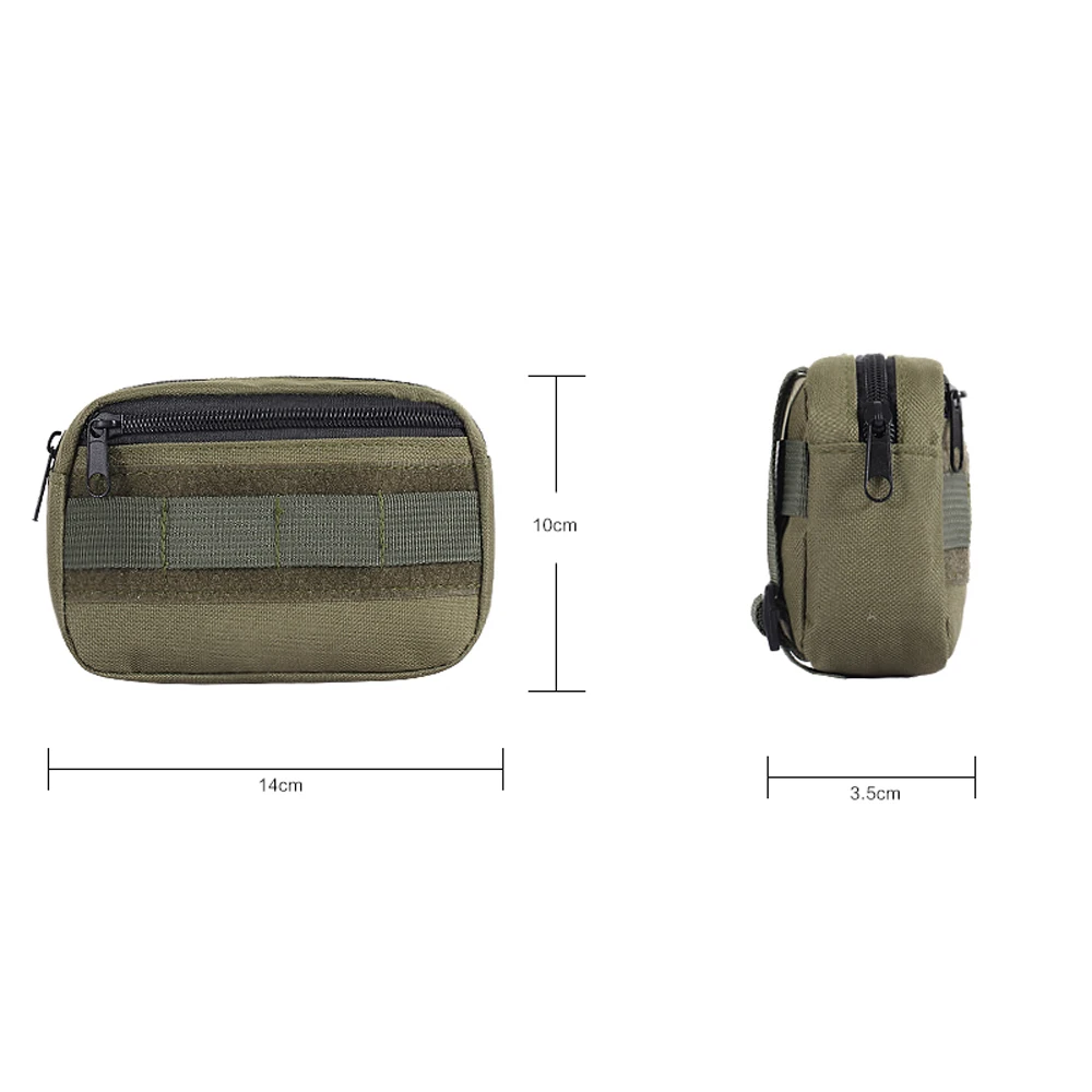 Tactical Pocket Organizer Military Belt Pouch EDC Pouch Hunting Pack Tool Kits Bag Small Army Utility Field Sundries Pouch