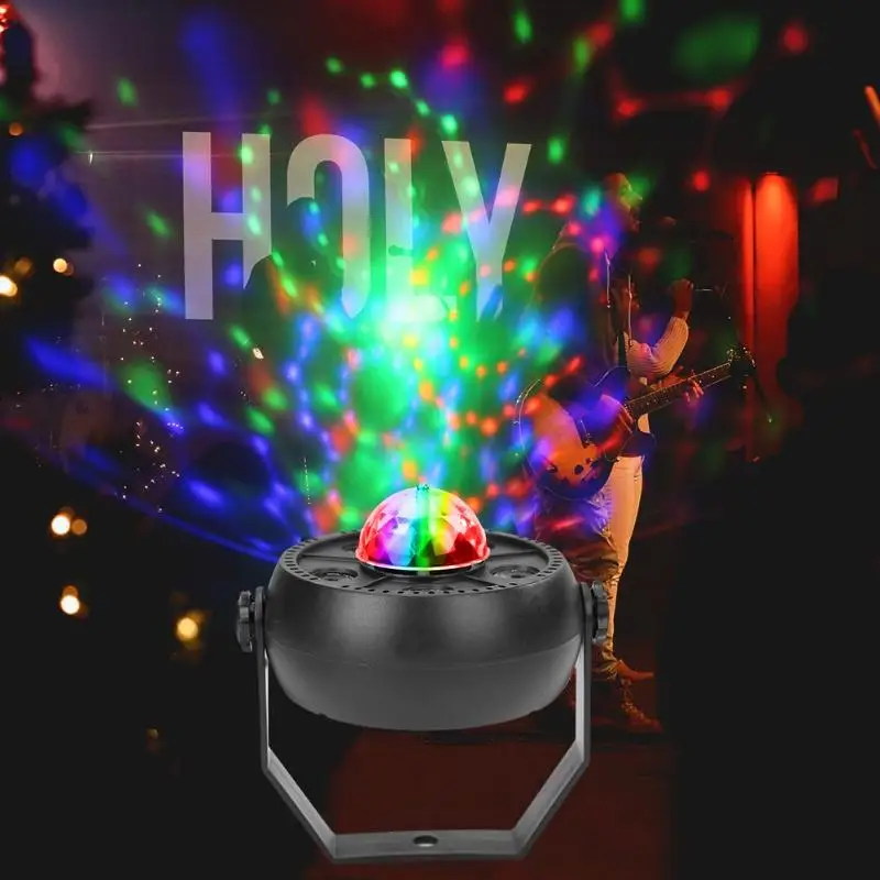 5LED красочный вращающийся сценический светильник хрустальный магический шар KTV бар DJ Par лампа