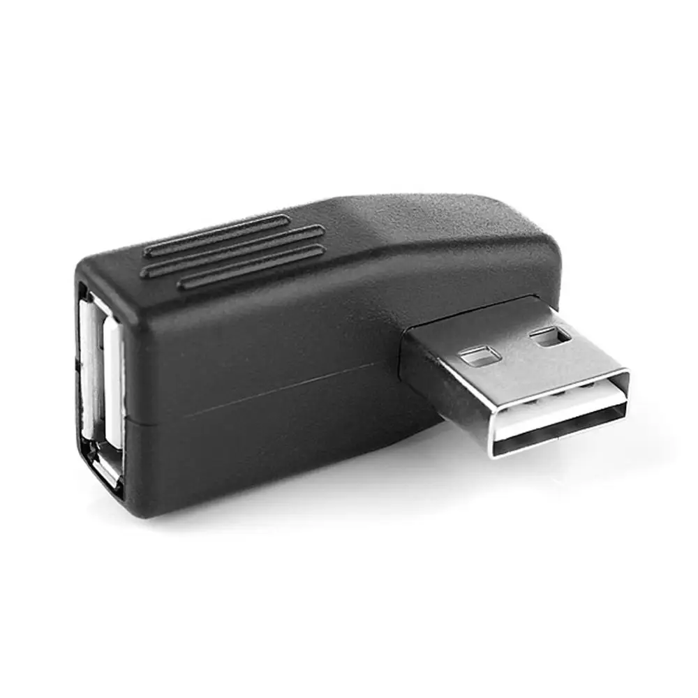 

Переходник-Удлинитель USB 2,0 типа А Папа-мама левый и правый угловой 90 градусов