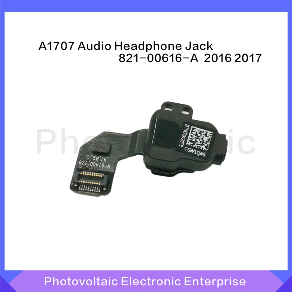 Original Laptop For Macbook Pro Retina 15&quot A1707 Headphone Jack Cable 821-00616-A 821-00616 2016 2017 Year Replacement | Компьютеры и