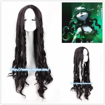 

Game Identity V Cosplay Dream Witch Kawakami Tomie Yidhra Cosplay Wig 85cm Long Black Brown Wavy Wig Hair+ Free Wig Cap