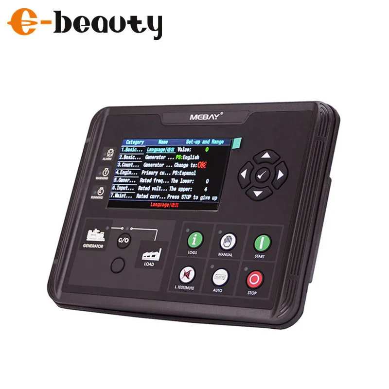 Mebay 전자 컨트롤러 패널 생성기 세트, 제어 파라미터 모듈, DC60D, DC70D