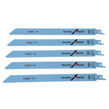 

5Pcs S1122BF Reciprocating Saw Blades 227mm 9" For Metal Wood Cutting Saw Blade Power Tools