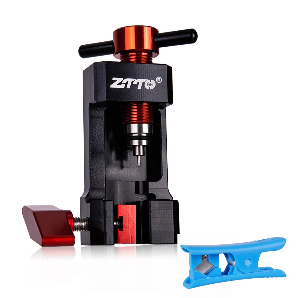 

2pcs Repair Cycling Outdoor Sports Mountain Bike Needle Driver Set Connector Mini Portable Hydraulic Hose Cutter Aluminium Alloy