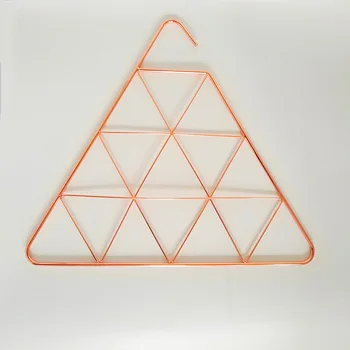 

bei ou jin shu Triangular Grid Photo Wall Decorations Rack Wall Hangers Scarf Rack