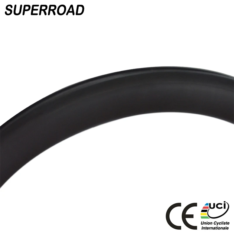 Высокое качество Superroad 28 мм в ширину 55 мм глубокий свет Wight Road Carbon 700C велосипедные бескамерные диски