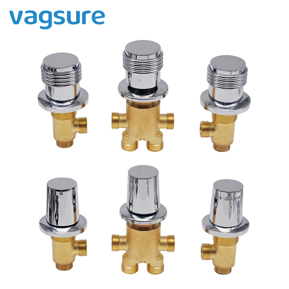

Vagsure Waterfall Bath Mixer Faucet Cold and Hot Water Mixing Valve For Massage Bathtub Faucet Tap 2 Or 3 Way Control