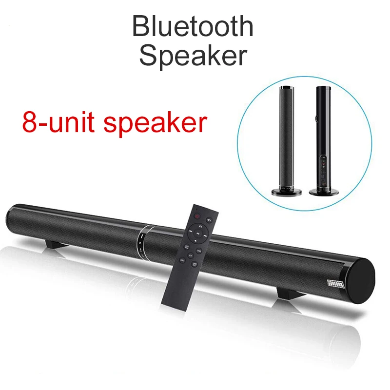 

Detachable Surround Home Theater Bluetooth Speaker TV echo wall Bluetooth Soundbar Hifi Stereo Column Dual Subwoofer Support USB