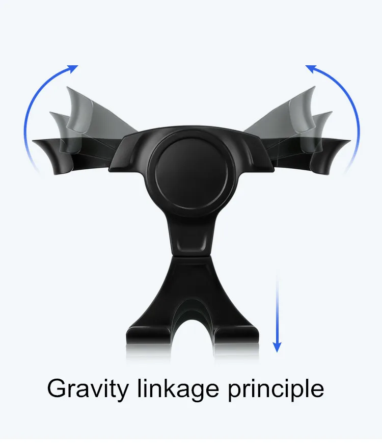 Автомобильный держатель для телефона Vanniso Gravity, автомобильный держатель для телефона, подставка для мобильного телефона, автомобильный держатель для iPhone X 7, поддержка смартфона Voiture