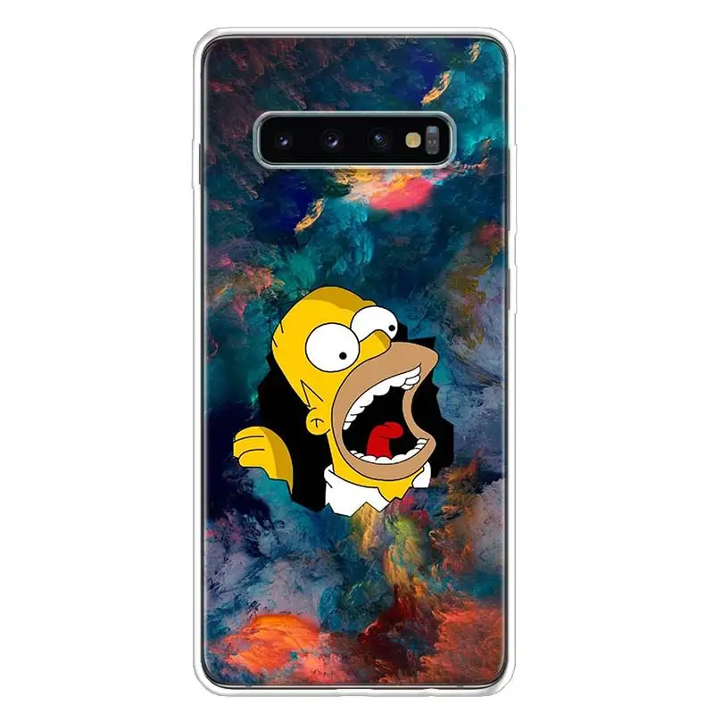 Чехол для телефона Homer J. Simpsons для samsung Galaxy S10+ Lite Note 10 9 8 S9 S8 J4 J6 J8 Plus S7 S6 - Цвет: TW002-2