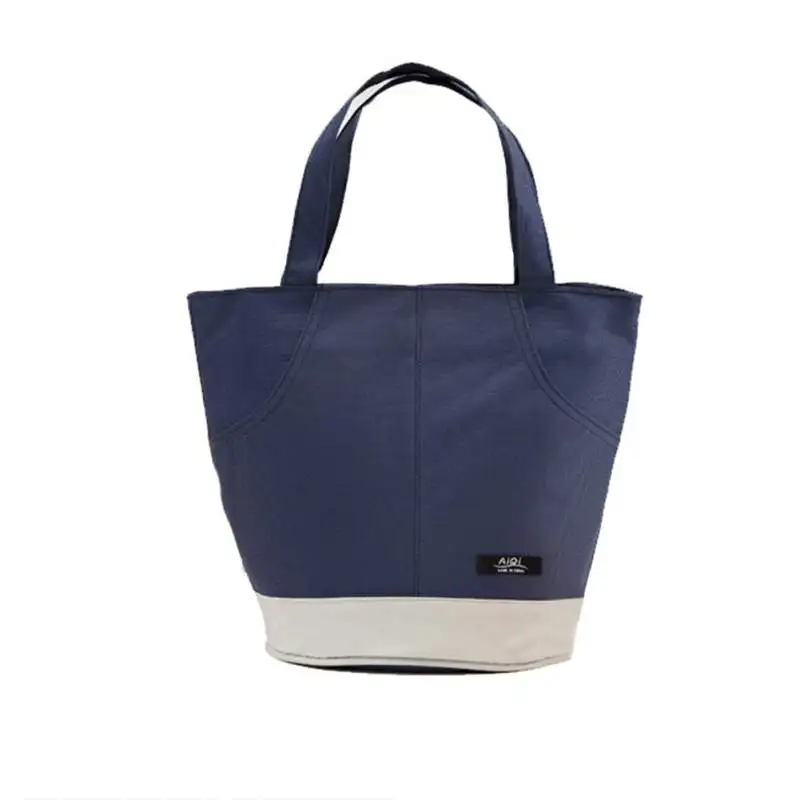 

Simple Lunch Bag Thick Waterproof Insulated Lunch Box Large Capacity Outdoor Picnic Bag