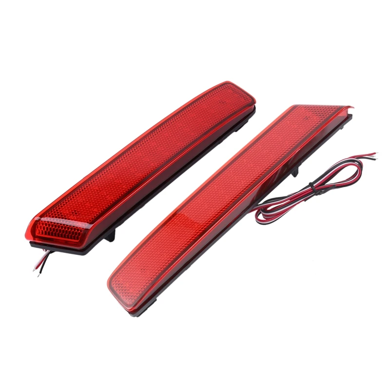 2PCS Car LED Bumper Light for Honda NBOX Rear Tail Light Red Beam 22CM YG056Signal Lamp