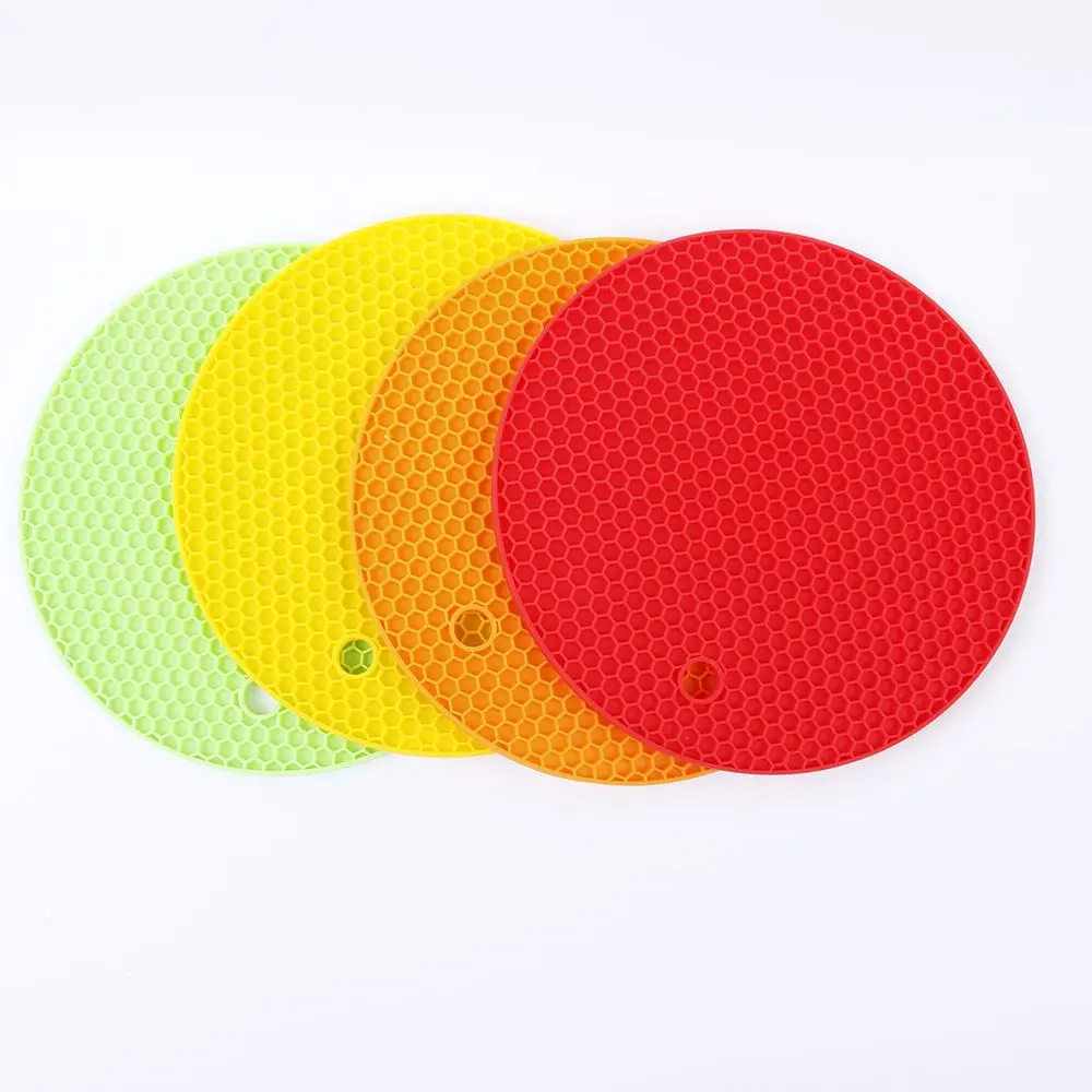 Blue 1PcSilicone коврик подставки для кружек стол кухонная салфетка-подставка аксессуары onderzeters подставки для кружек нескользящий держатель для кастрюли - Цвет: Blue