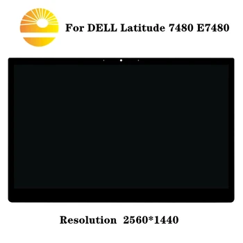 

14.0" lcd screen for Dell Latitude 7480 e7480 lcd display +Touch Digitizer Assembly 0NP52H lp140qh1-sph1 2560*1440