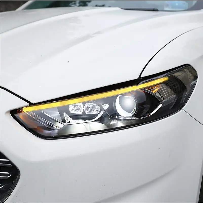 VLAND Автомобильная передняя лампа для Ford Mondeo фары 2013- фары Биксеноновые линзы проектора