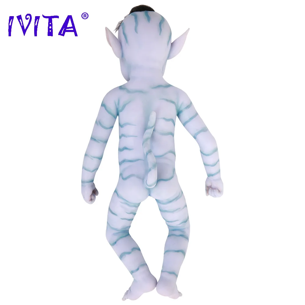 IVITA WB1806RH 51 см 2900 г спящие куклы Reborn Baby, реалистичные мягкие силиконовые игрушки по мотивам фильмов для детей