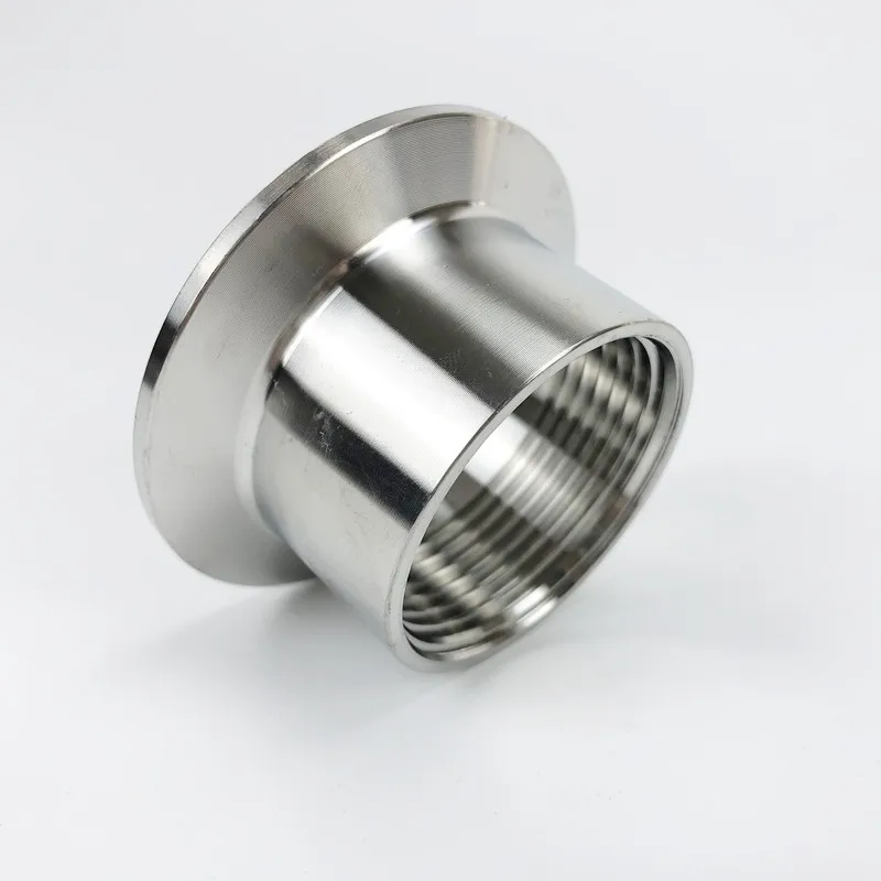 Adaptador Dn40 para Elemento de Aquecimento Tri-clamp Aço Inoxidável 304 Altura 30 mm Pol 51 mm Od64