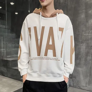 

Ymwmhu 2020 New Fashion Sweatshirt for Men Long Sleeve Hooded Hoodies Loose Autumn Clothes Casual Men Sweatshirts Plus Size