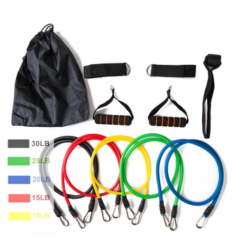 

17Pcs Resistance Bands Set Expander Yoga Exercise Fitness Rubber Tubes Band Stretch Training Home Gyms Workout Elastic Pull Rope