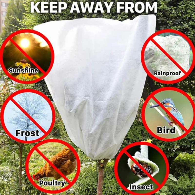 Warm Plant Cover Shrub Protecting Bag Frost Protection For Yard Garden