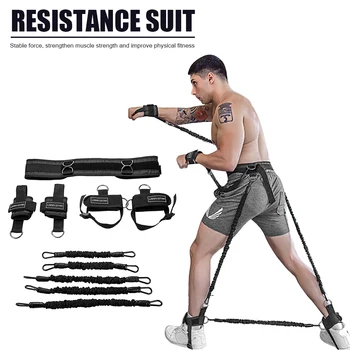 

Resistance Band Suspension Belt Full Body Workout Training Kit Pull Rope Powerlifting Exercise Stretch Bands One Set Resistance