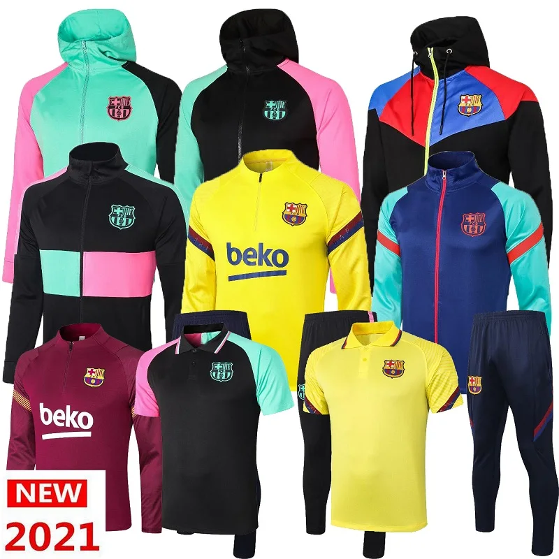 Chándal DE fútbol DE MESSI F.DE JONG para hombre, traje DE entrenamiento deportivo, kit DE fútbol, chaqueta DE adulto, chándal DE Suez, 2021