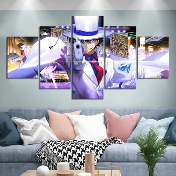 

DETECTIVE CONAN Painting Wall Art 5d Diy Diamond Handmade Full Round Drill Embroidery Cross Stitch Picture Anime Mosaic Gifts