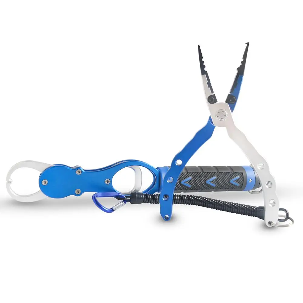 

New Stainless Steel Multifunctional Aluminum Fishing Tools Pliers and Fish Grip Set