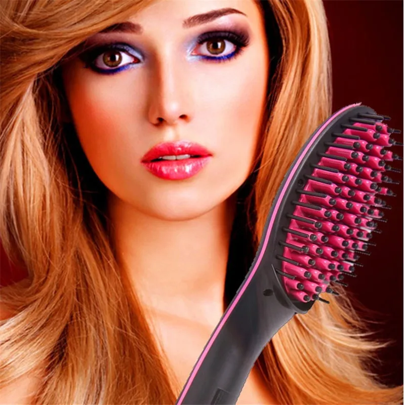

Simply Straight Electric Straight Comb Electric Hair Straightner Electric Plywood Ceramic Hairdressing Tools Hair Styling