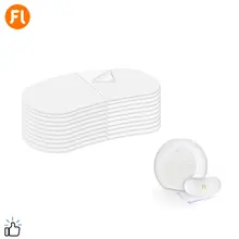 Фанми 10 шт./компл. мини Портативный Беспроводной термометр светодиодный Дисплей Смарт Температура датчик-стикер набор для замены