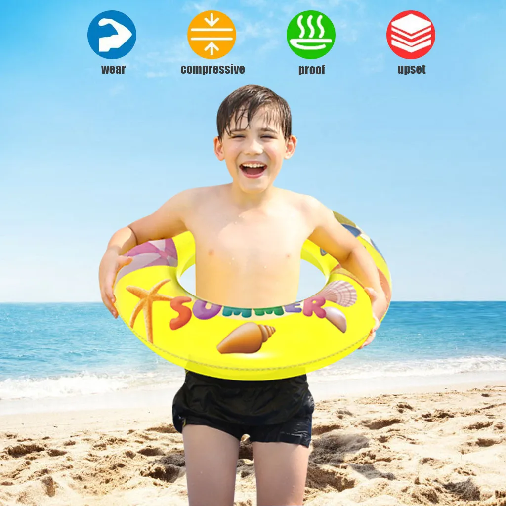 60# Inflatable Adult Swimming Ring Summer Beach Fruit Pool Toy Rings Party Float Water Accessories | Спорт и развлечения