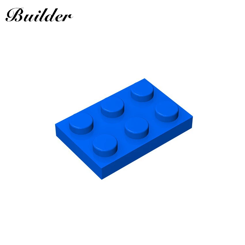 Little Builder 3021 MOC Thin Figures Bricks 2x3 Dots 10pcs Building Blocks DIY Creative Assembles Particles Toys for Children building blocks 3038 moc slope bricks 45° 10pcs compatible assembles particles 2x3 for parts diy educational toys for children