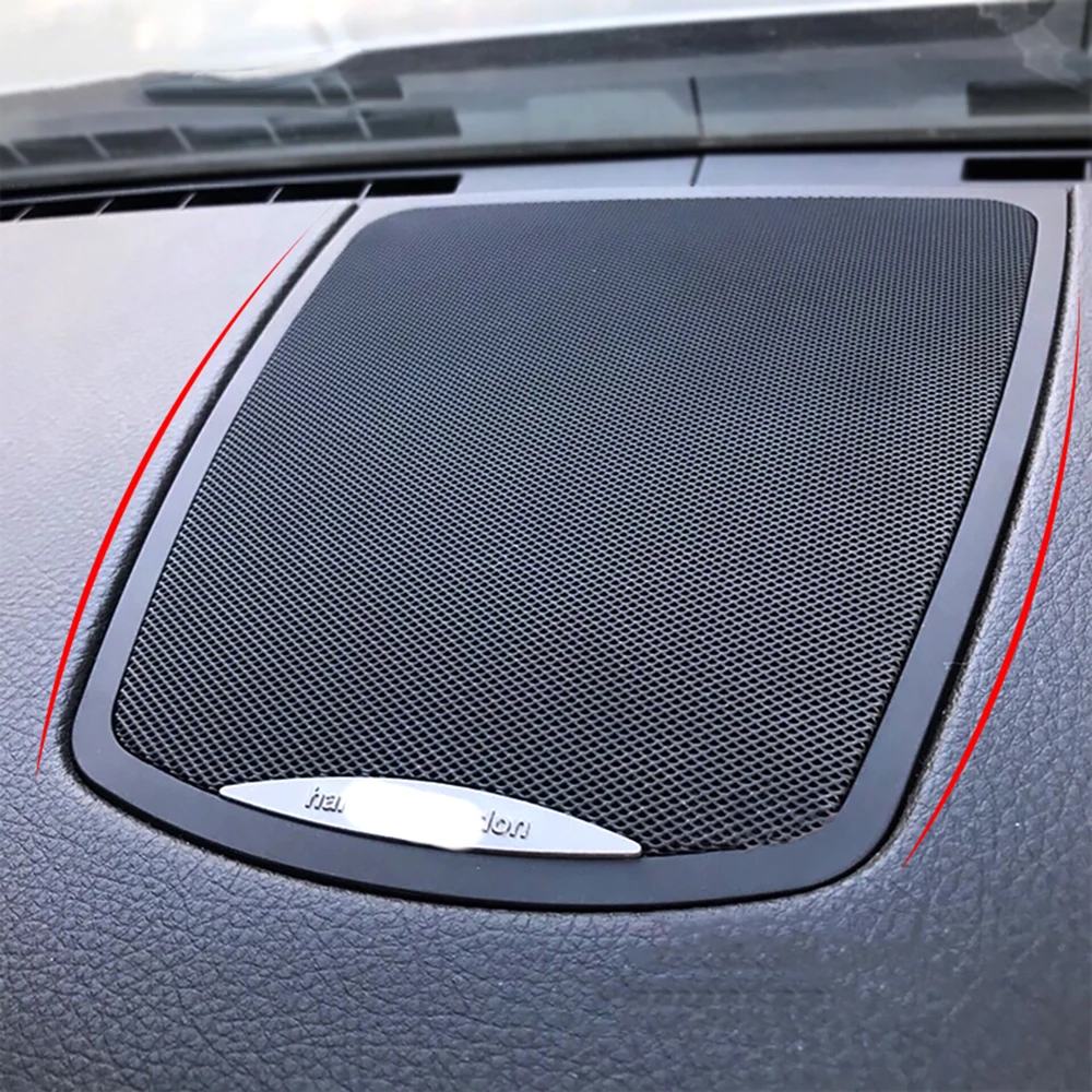 

Car center console speaker cover For BMW F10 F30 F32 F34 3GT 4 5 series dashboard audio horn stickers trim high quality original